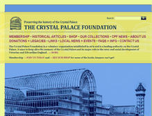Tablet Screenshot of crystalpalacefoundation.org.uk